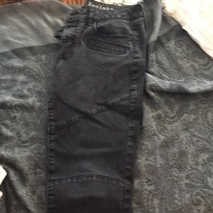 Black Moto denim